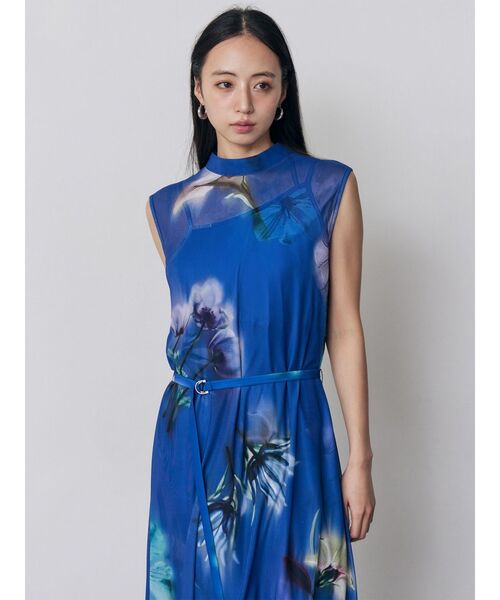 MURUA（ムルーア）の「ブラーフラワーワンピース（ワンピース・レディース・ブラウン/ブルー/ブラック・FREE）」の12枚目の写真