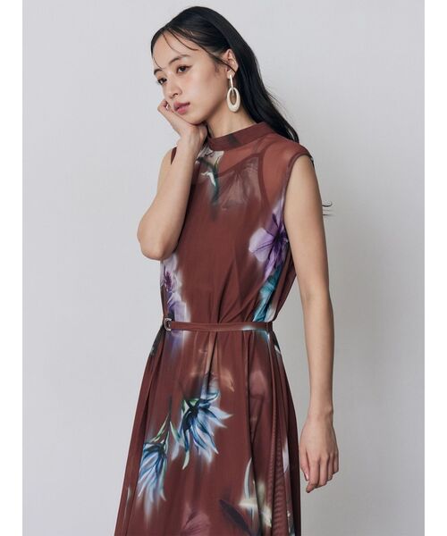 MURUA（ムルーア）の「ブラーフラワーワンピース（ワンピース・レディース・ブラウン/ブルー/ブラック・FREE）」の21枚目の写真