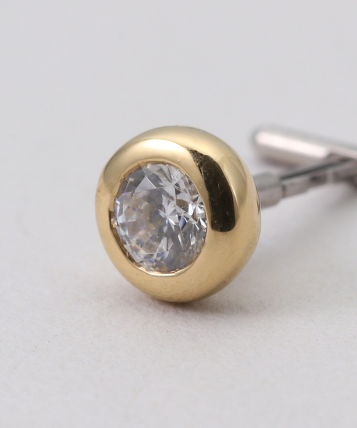 Spick & Span（スピックアンドスパン）の「《一部店舗+WEB限定》BAQLESS / バックレス Honesty Aura Gold（ピアス（両耳用）・レディース・ゴールド・FREE）」の5枚目の写真