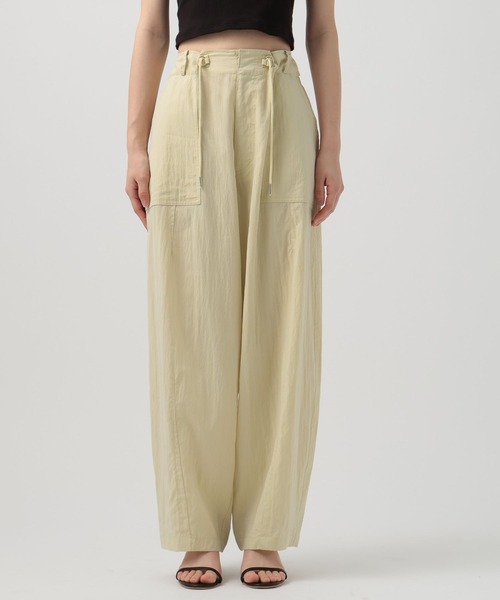 BAYFLOW（ベイフロー）の「[スタイルアップなカーブシルエット]フィブリルベイカーパンツ（その他パンツ・レディース・チャコールグレー/クリーム/ライラック・SMALL/MEDIUM）」の13枚目の写真