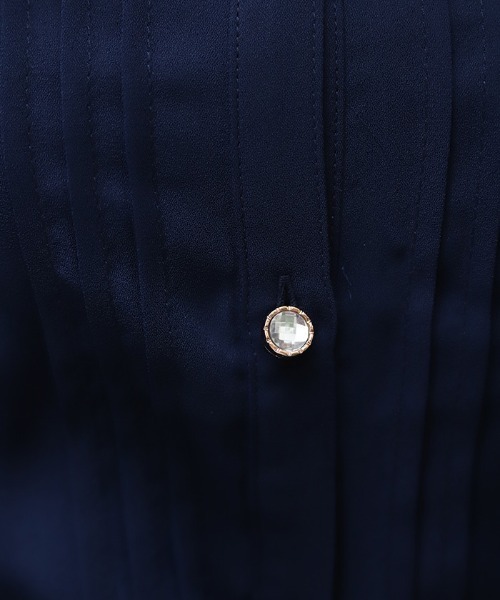 axes femme(アクシーズファム)の「苺刺繍ボウタイブラウス(シャツ/ブラウス・レディース・ホワイト/ピンク/ネイビー・FREE)」の12枚目の写真