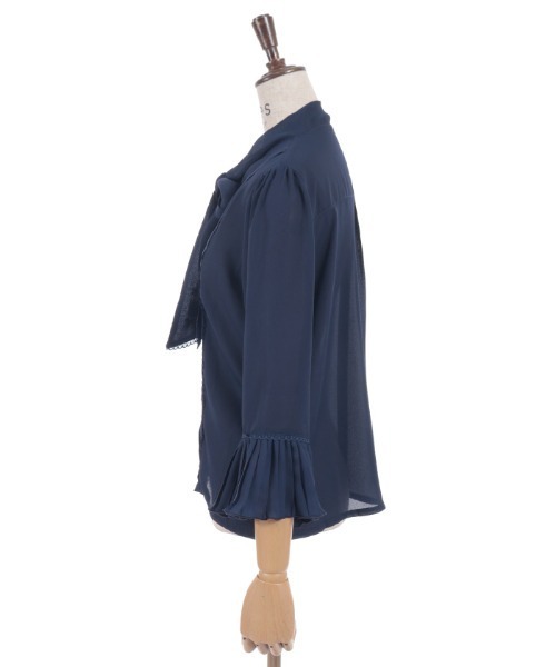 axes femme(アクシーズファム)の「苺刺繍ボウタイブラウス(シャツ/ブラウス・レディース・ホワイト/ピンク/ネイビー・FREE)」の15枚目の写真