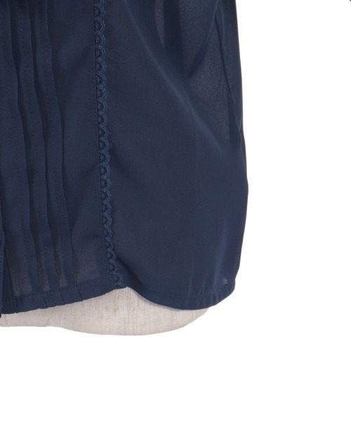 axes femme(アクシーズファム)の「苺刺繍ボウタイブラウス(シャツ/ブラウス・レディース・ホワイト/ピンク/ネイビー・FREE)」の18枚目の写真