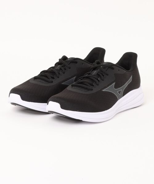 ASBee(アスビー)の「mizuno ミズノ PIONEROAD 3【幅広4E/超軽量】メンズスニーカー ランニングシューズ スーパーワイド(ピオネロード3)(スニーカー・メンズ・ブラック・25.5cm/26.0cm/26.5cm/27.0cm/27.5cm/28.0cm/29.0cm/30.0cm)」の1枚目の写真