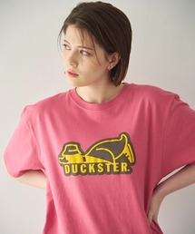 Duckster/ダックスター 18/-度詰め天竺 レギュラーフィット S/STEE(ロゴ)