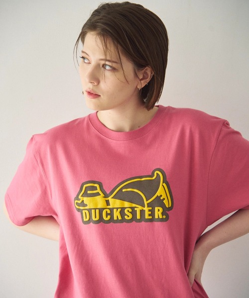 Duckster｜ダックスターのTシャツ/カットソー（ピンク/桃色系・クルー