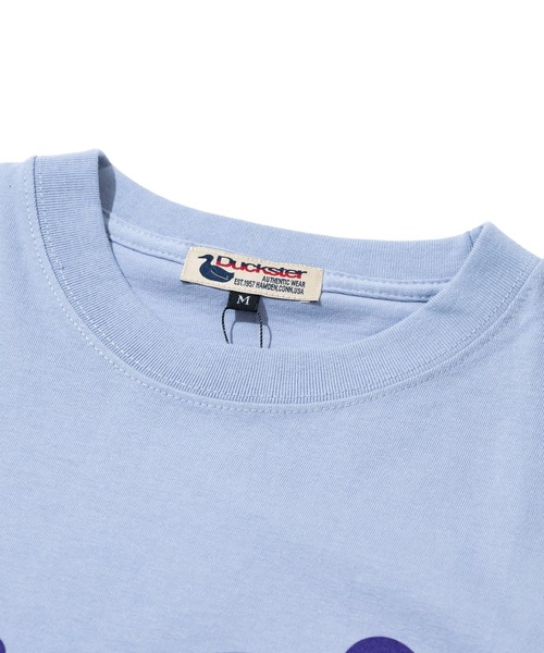 Duckster(ダックスター)の「Duckster/ダックスター 18/-度詰め天竺 レギュラーフィット S/STEE(ロゴ)(Tシャツ/カットソー・メンズ・ホワイト/コーラルピンク/ブラック/ラベンダー・LARGE/X-LARGE/MEDIUM)」の12枚目の写真