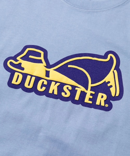 Duckster(ダックスター)の「Duckster/ダックスター 18/-度詰め天竺 レギュラーフィット S/STEE(ロゴ)(Tシャツ/カットソー・メンズ・ホワイト/コーラルピンク/ブラック/ラベンダー・LARGE/X-LARGE/MEDIUM)」の11枚目の写真