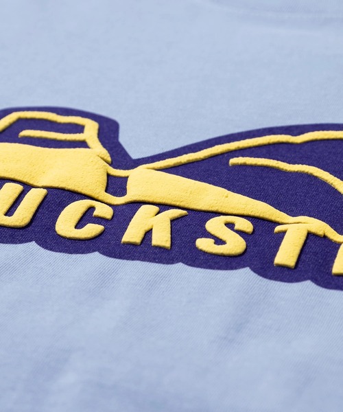 Duckster(ダックスター)の「Duckster/ダックスター 18/-度詰め天竺 レギュラーフィット S/STEE(ロゴ)(Tシャツ/カットソー・メンズ・ホワイト/コーラルピンク/ブラック/ラベンダー・LARGE/X-LARGE/MEDIUM)」の10枚目の写真