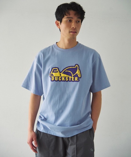 Duckster(ダックスター)の「Duckster/ダックスター 18/-度詰め天竺 レギュラーフィット S/STEE(ロゴ)(Tシャツ/カットソー・メンズ・ホワイト/コーラルピンク/ブラック/ラベンダー・LARGE/X-LARGE/MEDIUM)」の20枚目の写真