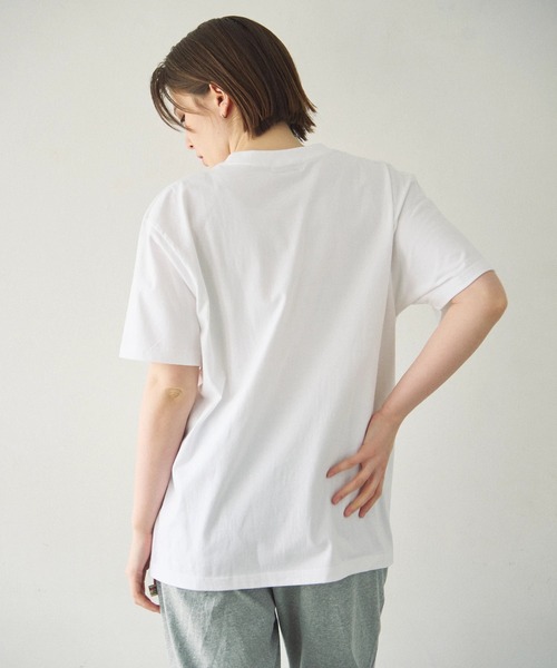 Duckster(ダックスター)の「Duckster/ダックスター 18/-度詰め天竺 レギュラーフィット S/STEE(ロゴ)(Tシャツ/カットソー・メンズ・ホワイト/コーラルピンク/ブラック/ラベンダー・LARGE/X-LARGE/MEDIUM)」の17枚目の写真
