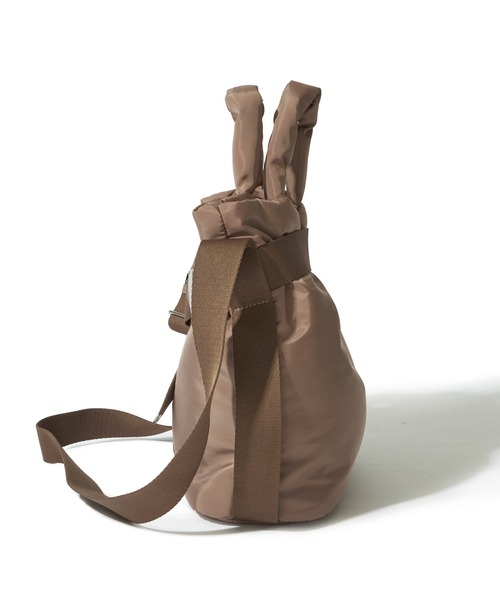 OUTDOOR PRODUCTS(アウトドアプロダクツ)の「【OUTDOOR PRODUCTS / アウトドアプロダクツ】2way Belt Tote 巾着型 ベルトデザイン トートバッグ(トートバッグ・レディース・アイボリー/ブラック/モカ・FREE)」の11枚目の写真