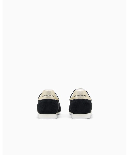 ARMANI EXCHANGE(アルマーニエクスチェンジ)の「【A|X アルマーニ エクスチェンジ】<ZOZO限定>AXロゴ スエードレースアップスニーカー(スニーカー・レディース・ベージュ/ブラック×ゴールド・38/37/39/36/35)」の10枚目の写真