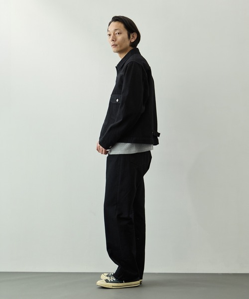 KEY TIMEZ(キータイムズ)の「【KEY TIMEZ/キータイムズ】ヴィンテージスラブストレートデニム(デニムパンツ・メンズ・ダークネイビー/ブラック/ブルー・28inch/30inch/32inch/34inch/36inch)」の5枚目の写真