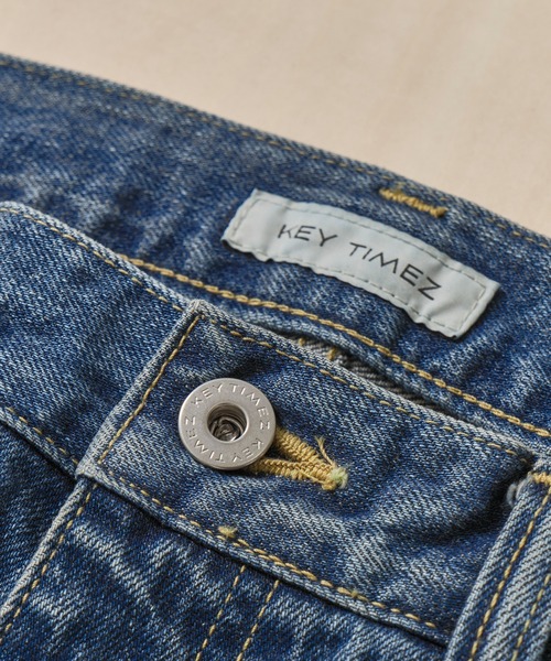 KEY TIMEZ(キータイムズ)の「【KEY TIMEZ/キータイムズ】ヴィンテージスラブストレートデニム(デニムパンツ・メンズ・ダークネイビー/ブラック/ブルー・28inch/30inch/32inch/34inch/36inch)」の12枚目の写真