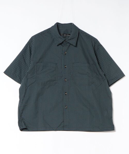 WESTSEA（ウエストシー）の「先染めチェック ショートレングスシャツ（シャツ/ブラウス・メンズ・ホワイト/チャコール/ネイビー・M/L）」の3枚目の写真