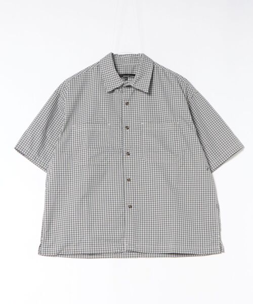 WESTSEA（ウエストシー）の「先染めチェック ショートレングスシャツ（シャツ/ブラウス・メンズ・ホワイト/チャコール/ネイビー・M/L）」の2枚目の写真