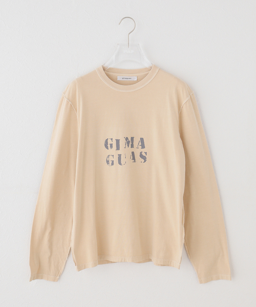 Gimaguas(ギマガス)の「Gimaguas / ギマガス GIMA LS T-SHIRT(Tシャツ/カットソー・レディース・ベージュ・SMALL/X-SMALL)」の1枚目の写真