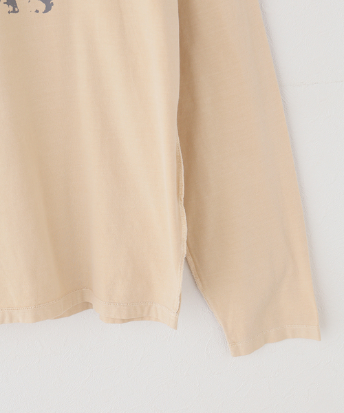 Gimaguas(ギマガス)の「Gimaguas / ギマガス GIMA LS T-SHIRT(Tシャツ/カットソー・レディース・ベージュ・SMALL/X-SMALL)」の3枚目の写真