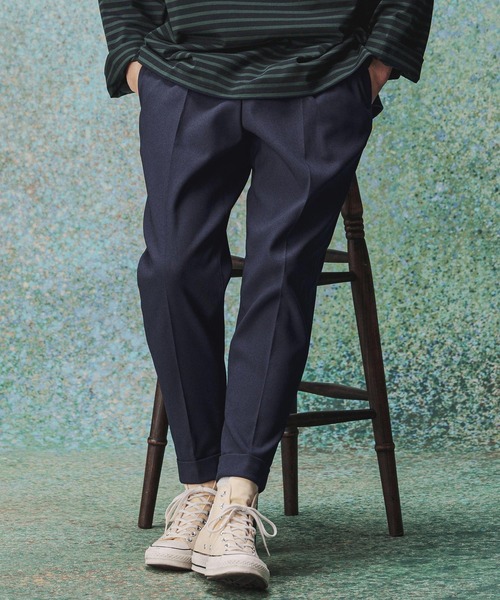 THEOREM(セオレム)の「mp14976- Turn ups Sta-Pre Tapered Pants ダブルテーパードパンツ(TRM-P002A)(その他パンツ・メンズ・グレー/ネイビー/ブラウン/ベージュ/ブラック・XL/L/M/S)」の5枚目の写真