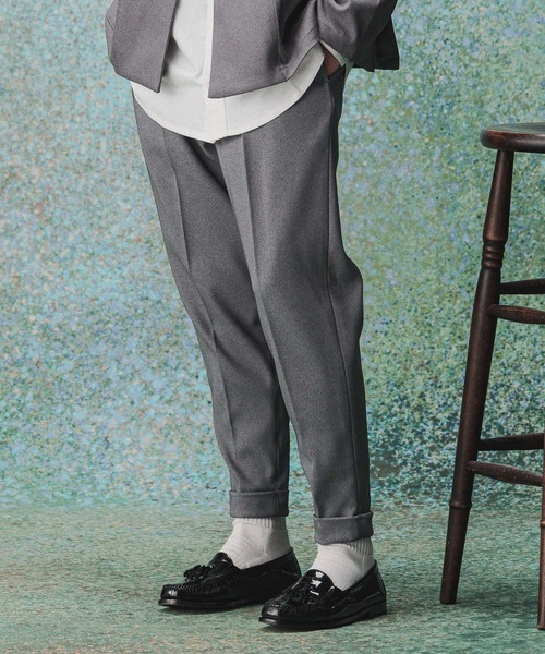 THEOREM(セオレム)の「mp14976- Turn ups Sta-Pre Tapered Pants ダブルテーパードパンツ(TRM-P002A)(その他パンツ・メンズ・グレー/ネイビー/ブラウン/ベージュ/ブラック・XL/L/M/S)」の3枚目の写真
