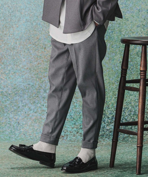 THEOREM(セオレム)の「mp14976- Turn ups Sta-Pre Tapered Pants ダブルテーパードパンツ(TRM-P002A)(その他パンツ・メンズ・グレー/ネイビー/ブラウン/ベージュ/ブラック・XL/L/M/S)」の6枚目の写真