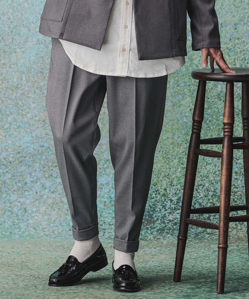 THEOREM(セオレム)の「mp14976- Turn ups Sta-Pre Tapered Pants ダブルテーパードパンツ(TRM-P002A)(その他パンツ・メンズ・グレー/ネイビー/ブラウン/ベージュ/ブラック・XL/L/M/S)」の7枚目の写真