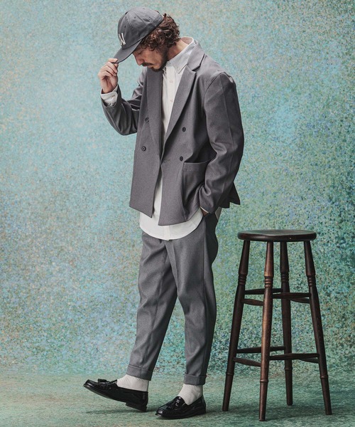 THEOREM(セオレム)の「mp14976- Turn ups Sta-Pre Tapered Pants ダブルテーパードパンツ(TRM-P002A)(その他パンツ・メンズ・グレー/ネイビー/ブラウン/ベージュ/ブラック・XL/L/M/S)」の9枚目の写真