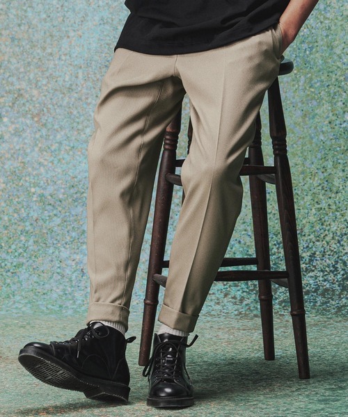 THEOREM(セオレム)の「mp14976- Turn ups Sta-Pre Tapered Pants ダブルテーパードパンツ(TRM-P002A)(その他パンツ・メンズ・グレー/ネイビー/ブラウン/ベージュ/ブラック・XL/L/M/S)」の16枚目の写真