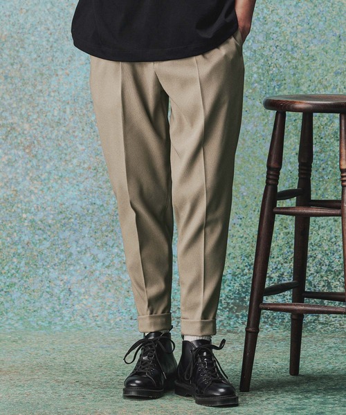 THEOREM(セオレム)の「mp14976- Turn ups Sta-Pre Tapered Pants ダブルテーパードパンツ(TRM-P002A)(その他パンツ・メンズ・グレー/ネイビー/ブラウン/ベージュ/ブラック・XL/L/M/S)」の17枚目の写真