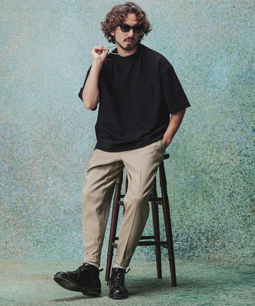 THEOREM(セオレム)の「mp14976- Turn ups Sta-Pre Tapered Pants ダブルテーパードパンツ(TRM-P002A)(その他パンツ・メンズ・グレー/ネイビー/ブラウン/ベージュ/ブラック・XL/L/M/S)」の18枚目の写真