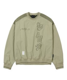 AJOBYAJO（アジョバイアジョ）の「[PBA] Total Logo Nylon Sweatshirt [BEIGE]（スウェット）」