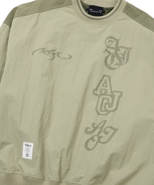 AJOBYAJO（アジョバイアジョ）の「[PBA] Total Logo Nylon Sweatshirt [BEIGE]（スウェット・レディース・その他・L/XL）」の3枚目の写真