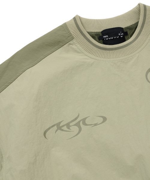 AJOBYAJO（アジョバイアジョ）の「[PBA] Total Logo Nylon Sweatshirt [BEIGE]（スウェット・レディース・その他・L/XL）」の4枚目の写真
