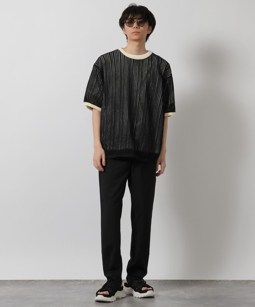 LAKOLE（ラコレ）の「透かしニットリンガーT / 665203（ニット/セーター・メンズ・ホワイト/ブラウン/ブラック・MEDIUM/LARGE）」の6枚目の写真
