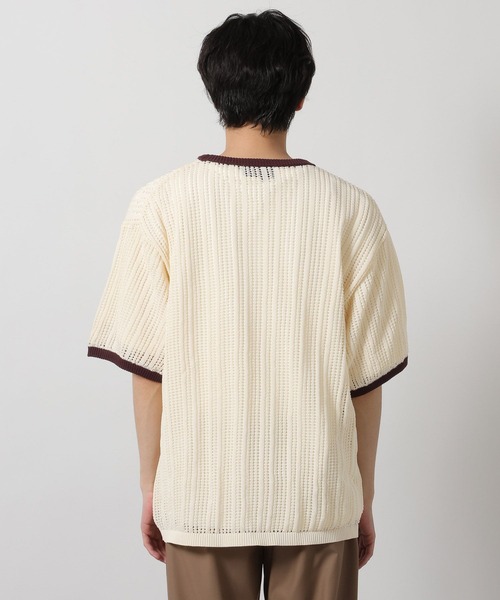LAKOLE（ラコレ）の「透かしニットリンガーT / 665203（ニット/セーター・メンズ・ホワイト/ブラウン/ブラック・MEDIUM/LARGE）」の12枚目の写真