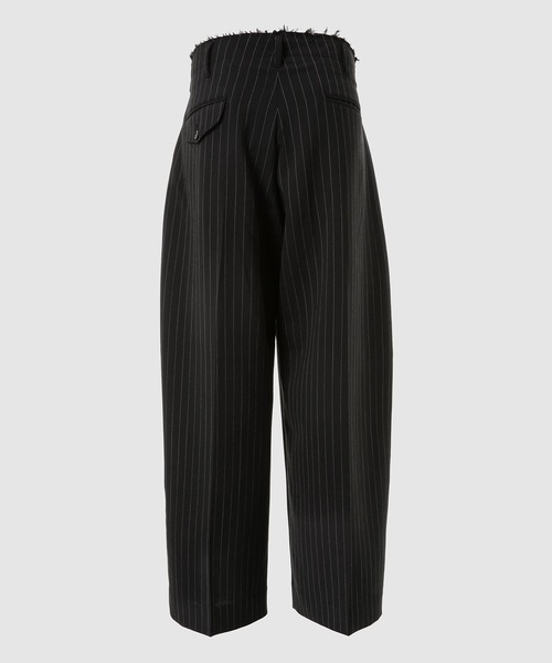 KHOKI（コッキ）の「Pleats bonded wool pants（その他パンツ・メンズ・ブラック/ネイビー・2）」の5枚目の写真