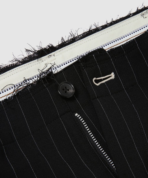 KHOKI（コッキ）の「Pleats bonded wool pants（その他パンツ・メンズ・ブラック/ネイビー・2）」の9枚目の写真