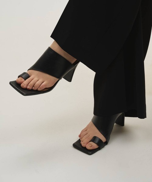 Square Leather Sandals（サンダル）｜TODAYFUL（トゥデイフル）の