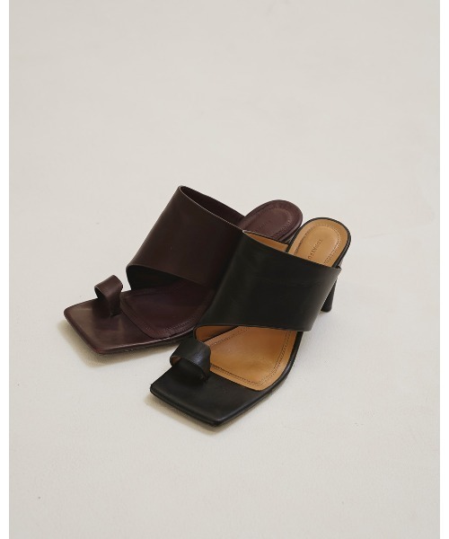 専用todayful　サンダル　37 Square Leather Sandals（サンダル）｜TODAYFUL（トゥデイフル）の