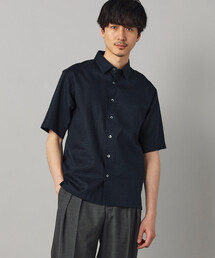 COMME CA MEN（コムサメン）の「コットンウエーブ 半袖レギュラーカラーシャツ（シャツ/ブラウス）」