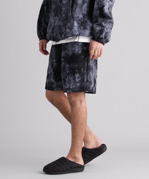 MANASTASH(マナスタッシュ)の「MANASTASH/マナスタッシュ TIE DYE CHILLIWACK SHORTS(その他パンツ・メンズ・ネイビー/ブラック・L/M/XL/S)」の4枚目の写真