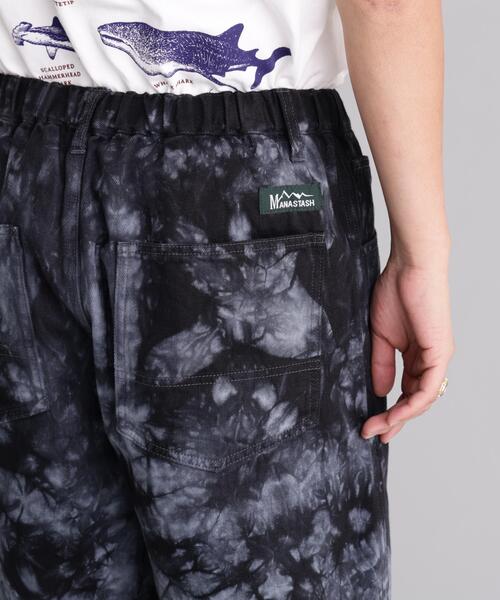 MANASTASH(マナスタッシュ)の「MANASTASH/マナスタッシュ TIE DYE CHILLIWACK SHORTS(その他パンツ・メンズ・ネイビー/ブラック・L/M/XL/S)」の11枚目の写真