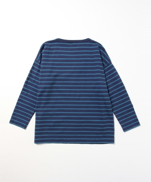 Kvivit（キーヴィット）の「kvivit  / ボーダー7分袖 Tシャツ（Tシャツ/カットソー・レディース・ネイビー/ホワイト・ONE SIZE）」の5枚目の写真