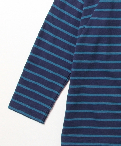 Kvivit（キーヴィット）の「kvivit  / ボーダー7分袖 Tシャツ（Tシャツ/カットソー・レディース・ネイビー/ホワイト・ONE SIZE）」の7枚目の写真