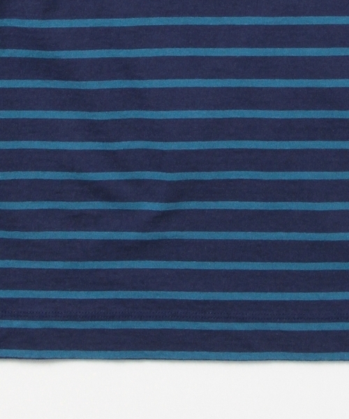Kvivit（キーヴィット）の「kvivit  / ボーダー7分袖 Tシャツ（Tシャツ/カットソー・レディース・ネイビー/ホワイト・ONE SIZE）」の8枚目の写真
