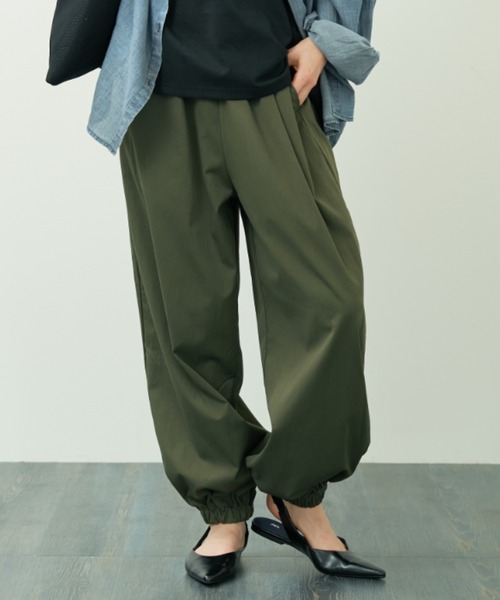 A.D.C.L.(エーディーシーエル)の「バルーンシルエット イージーパンツ(その他パンツ・レディース・カーキ/ブラック・L/M)」の2枚目の写真