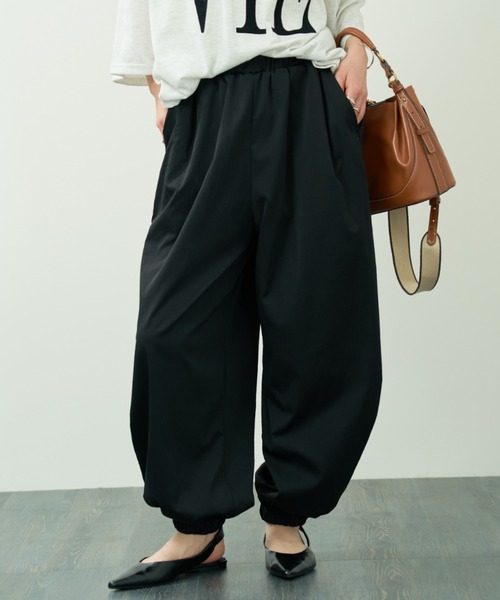 A.D.C.L.(エーディーシーエル)の「バルーンシルエット イージーパンツ(その他パンツ・レディース・カーキ/ブラック・L/M)」の3枚目の写真