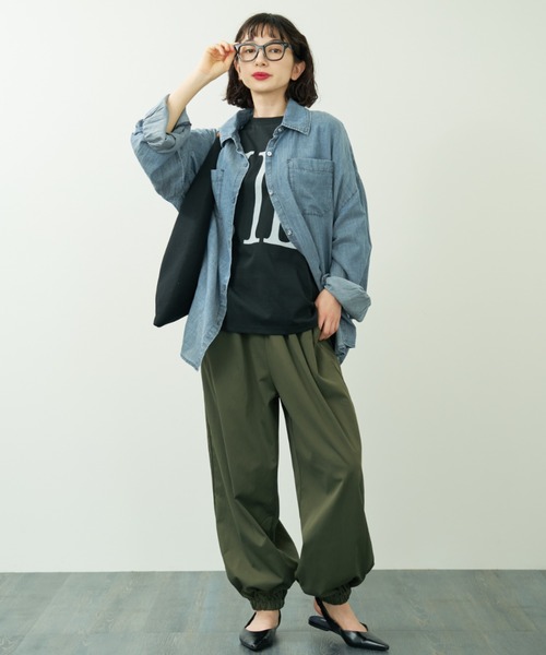 A.D.C.L.(エーディーシーエル)の「バルーンシルエット イージーパンツ(その他パンツ・レディース・カーキ/ブラック・L/M)」の11枚目の写真