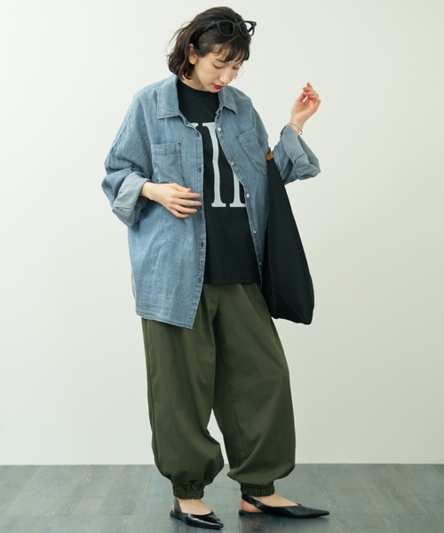 A.D.C.L.(エーディーシーエル)の「バルーンシルエット イージーパンツ(その他パンツ・レディース・カーキ/ブラック・L/M)」の14枚目の写真